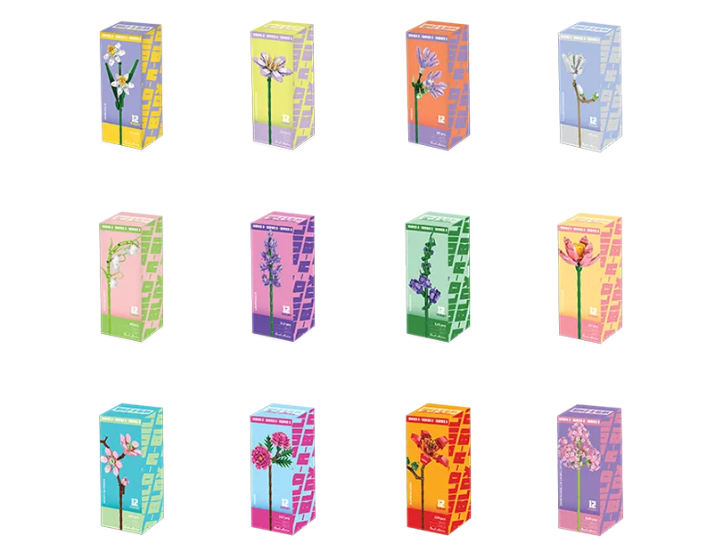 Flower Building Blocks Series 2