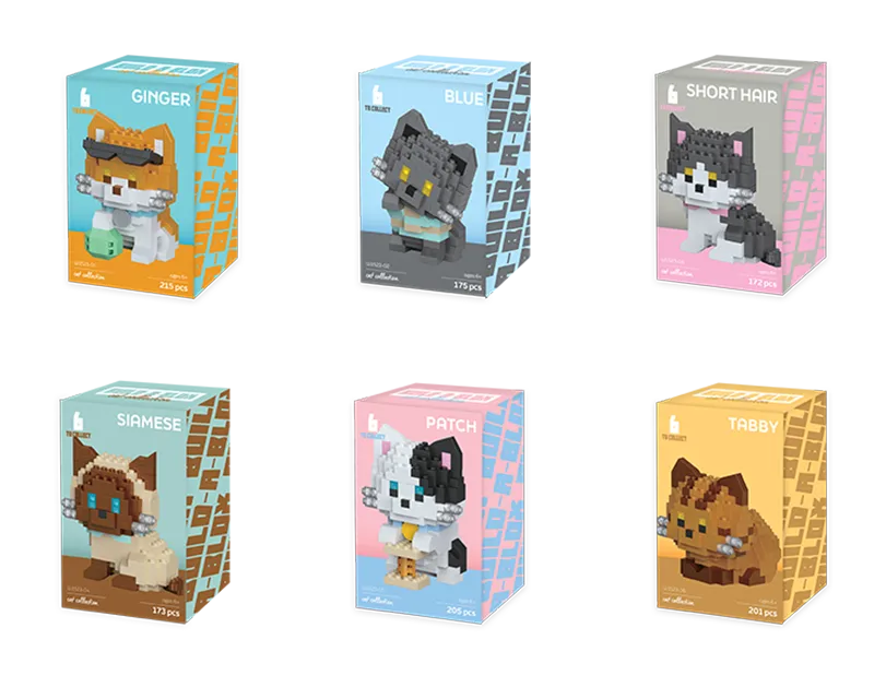 Cat Building Blocks