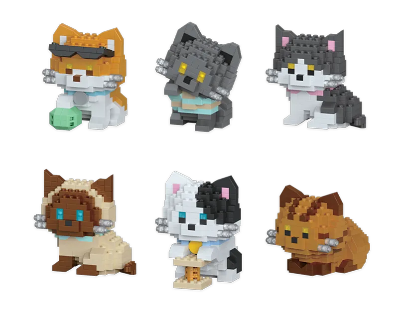 Cat Building Blocks