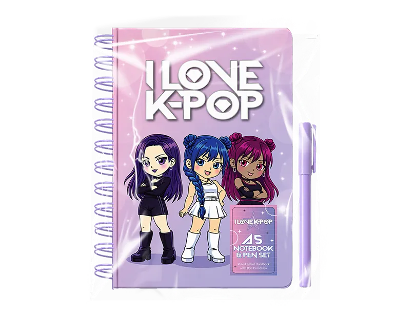 K-Pop A5 Wiro Notebook & Pen