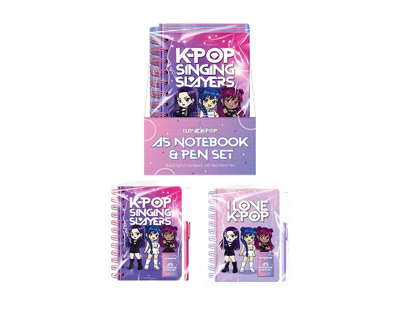 K-Pop A5 Wiro Notebook & Pen