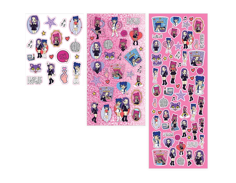 K-Pop Sticker Pack 112pk