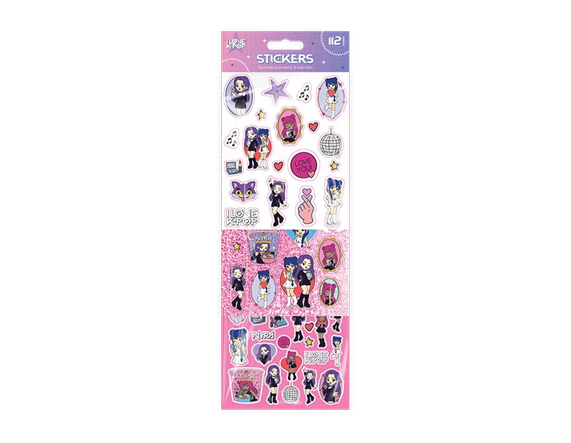 K-Pop Sticker Pack 112pk