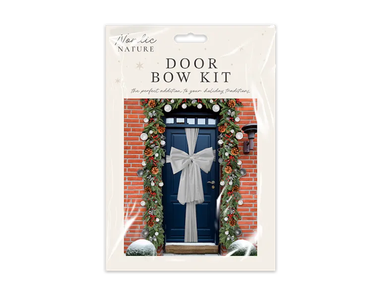 Nordic Festive Door Bow Kit
