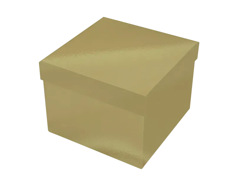 Square Matte Metallic Gift Box 16cm x16cm