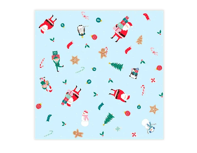 Xmas Kids Wipe Clean Tablecloth 132x178