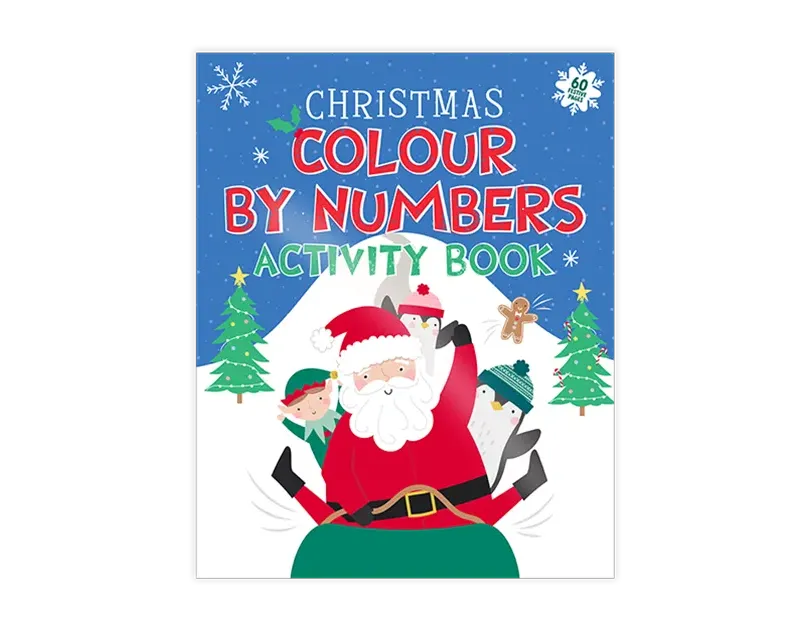 Christmas Colour By Numbers Book