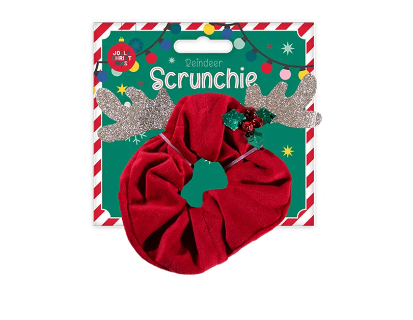 Christmas Reindeer Scrunchie