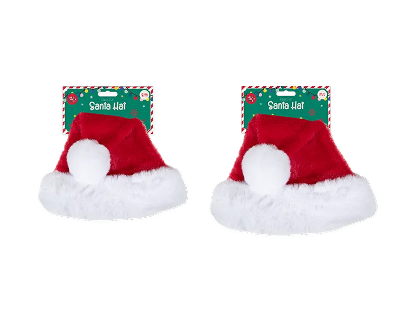 Faux Fur Santa Hat