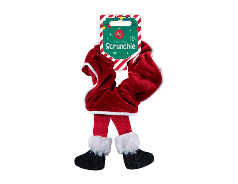 Christmas Santa Scrunchie