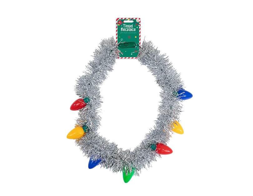 Flashing Tinsel Necklace
