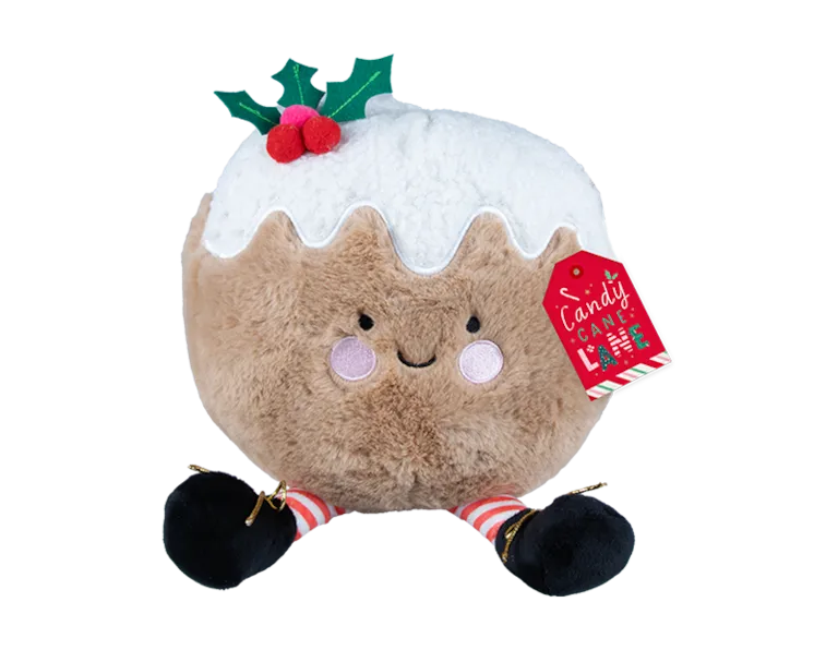 Christmas Pudding Plush Door Stop