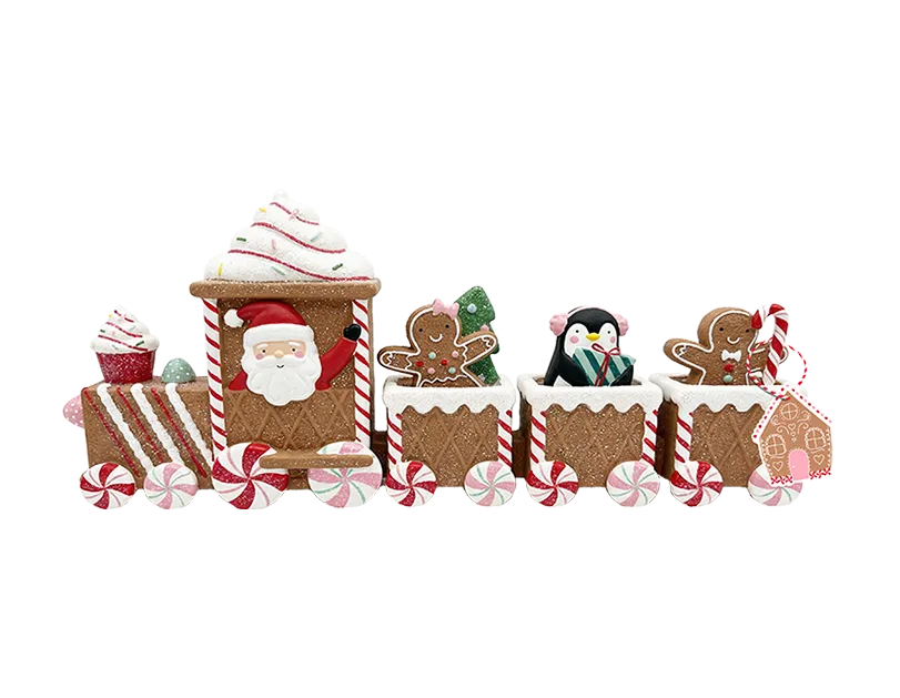 Gingerbread Train Decoration