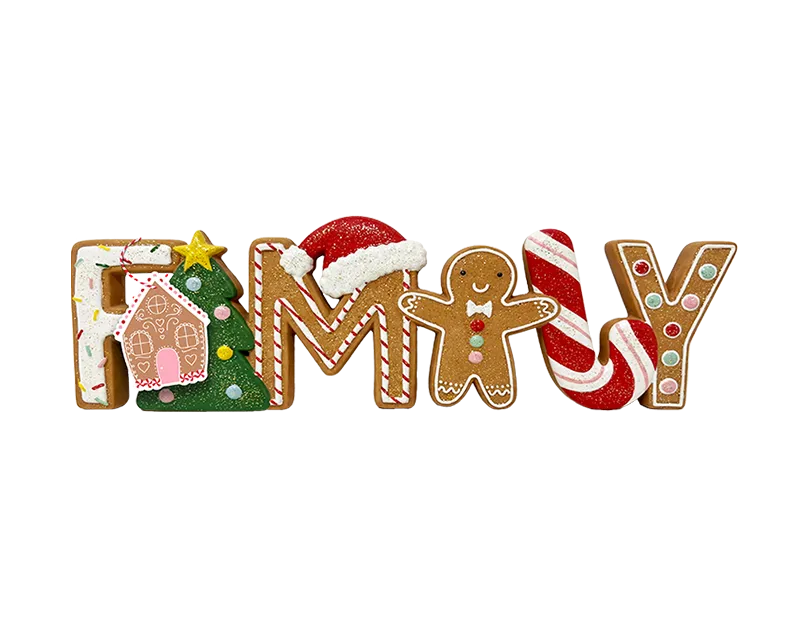 Gingerbread Slogan Decoration