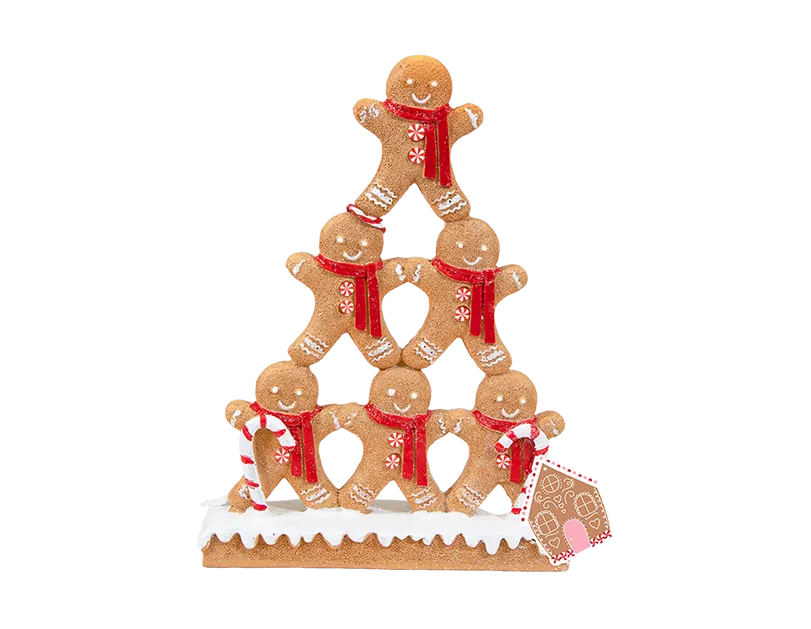 Gingerbread Stacked Decoration