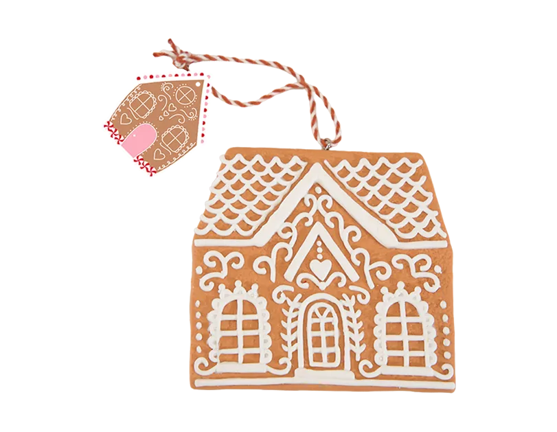 Gingerbread House Tree Decoration