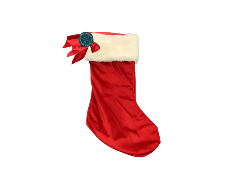 Luxury Velvet Bow Stocking
