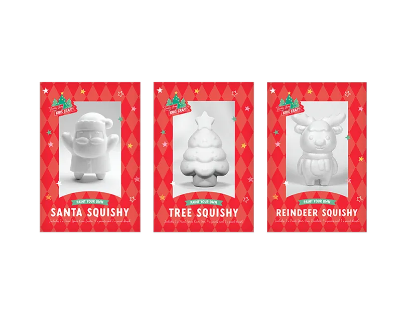 Colour Your Own Christmas Large Squishy