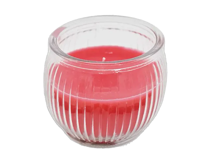 Xmas Apple & Cinnamon Glass Candle 3oz
