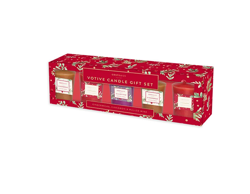 Christmas Votive Candles 5pk 52g