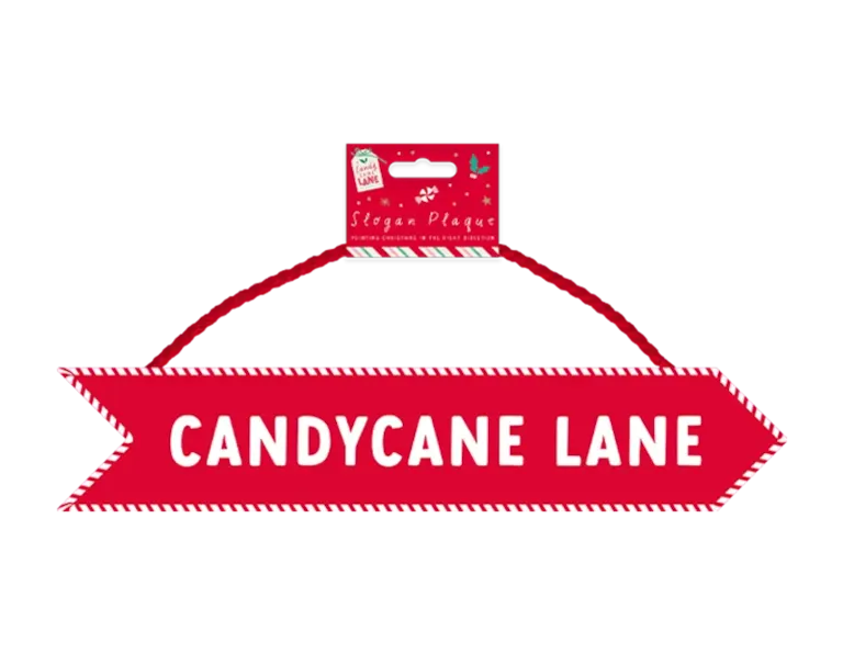 Direction Hanging Slogan Plaque