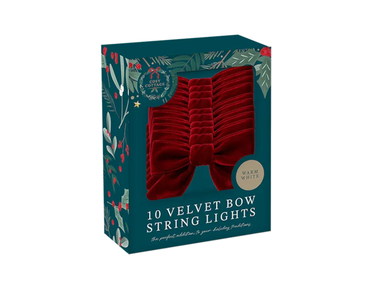 Velvet Bow String Lights