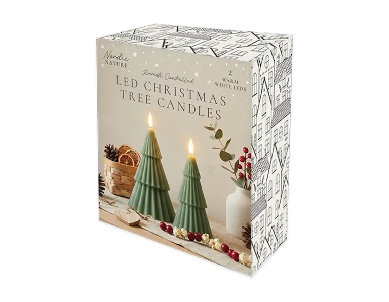 LED Christmas Tree Candles 2pk