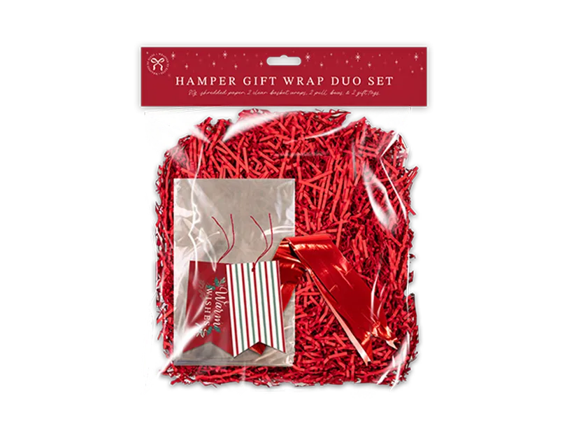 Hamper Gift Wrap Duo Set