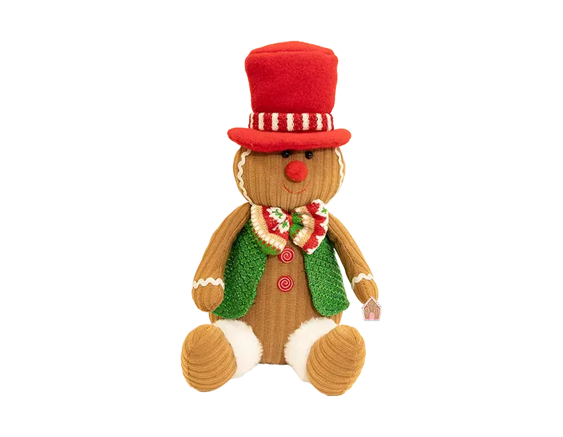 Gingerbread Sitting Decoration 33cm