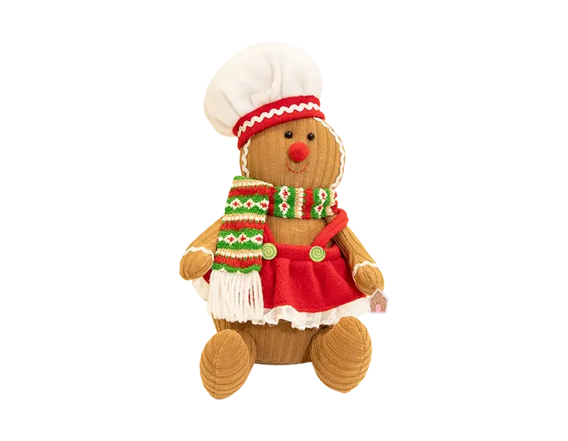 Gingerbread Sitting Decoration 33cm