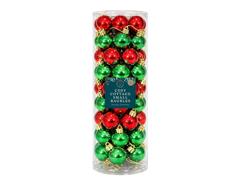 Cosy Cottage Small Baubles 40pk