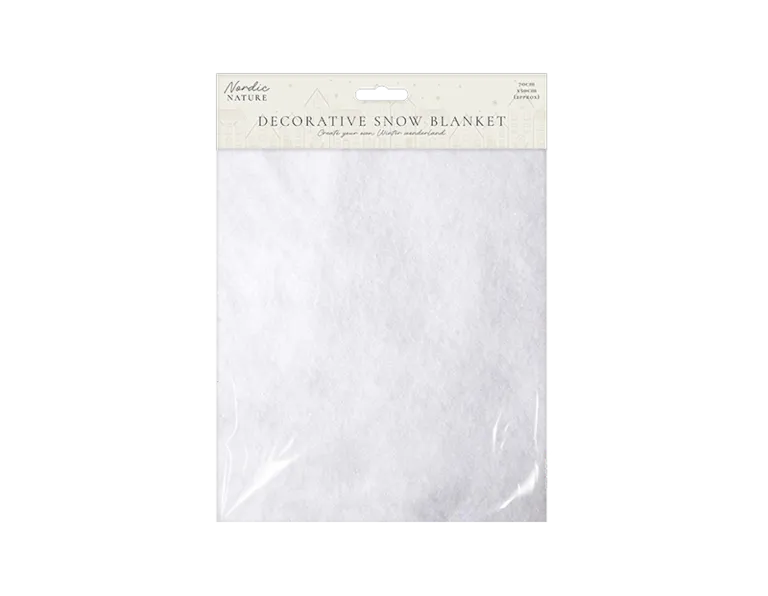 Xmas Snow Blanket 70cm x 50cm