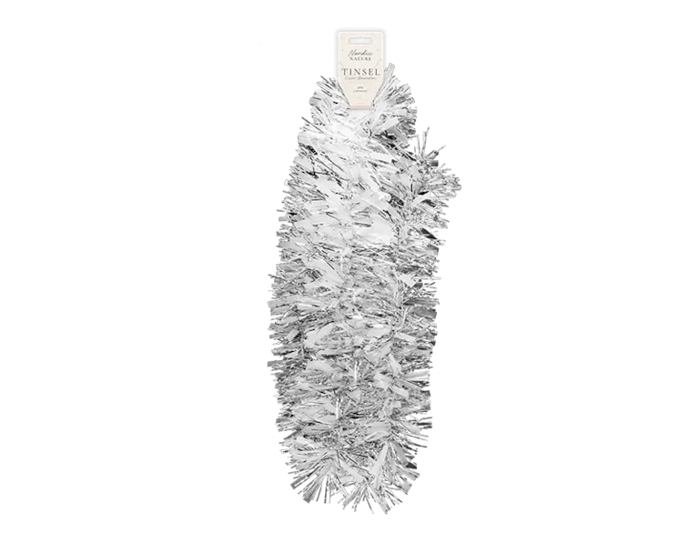 Silver Tinsel 2m