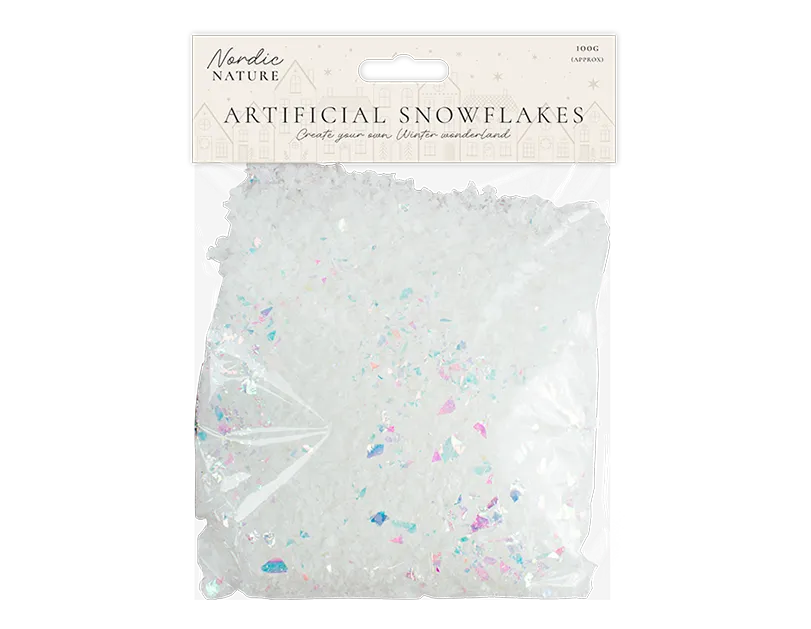 Xmas Artificial Snowflakes 100g