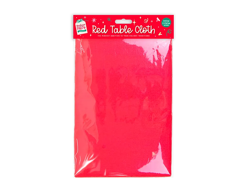 Xmas Red Tablecloth