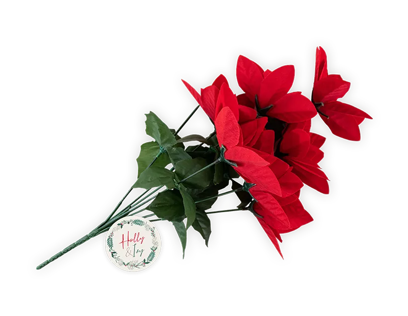 Poinsettia Flower Spray