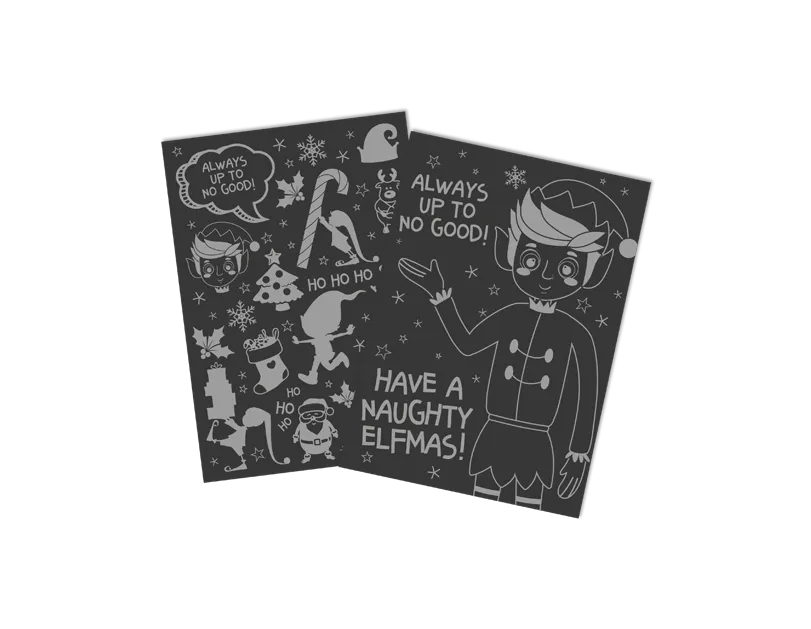 Elf Scratch Art Set