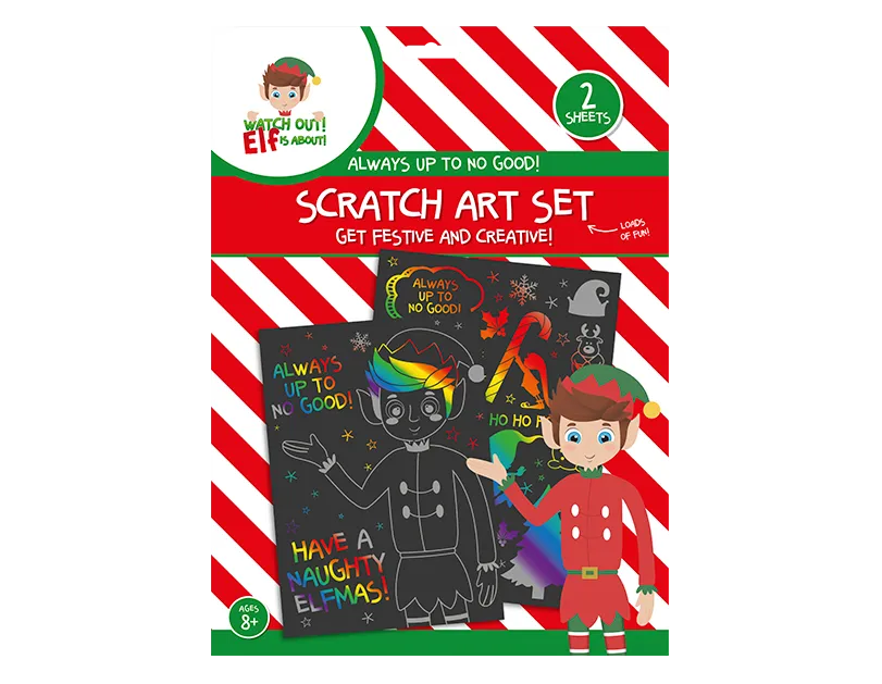Elf Scratch Art Set