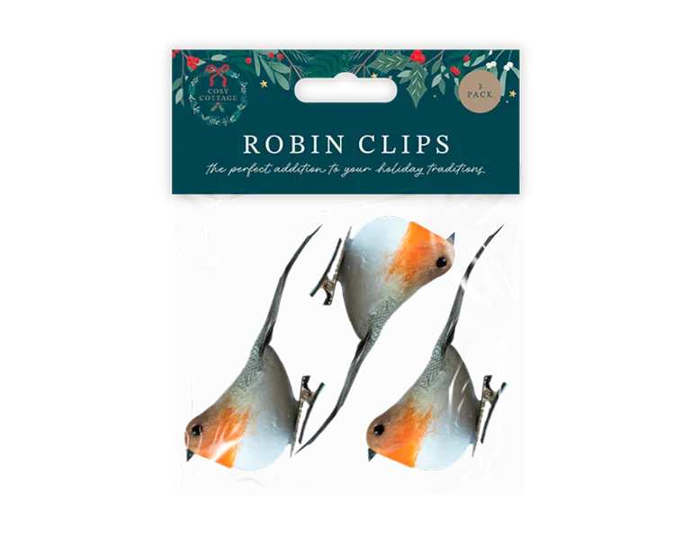 Robin Clips 3pk
