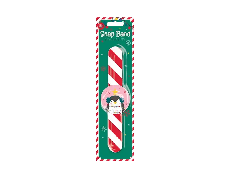 Christmas Flashing LED Snap Band