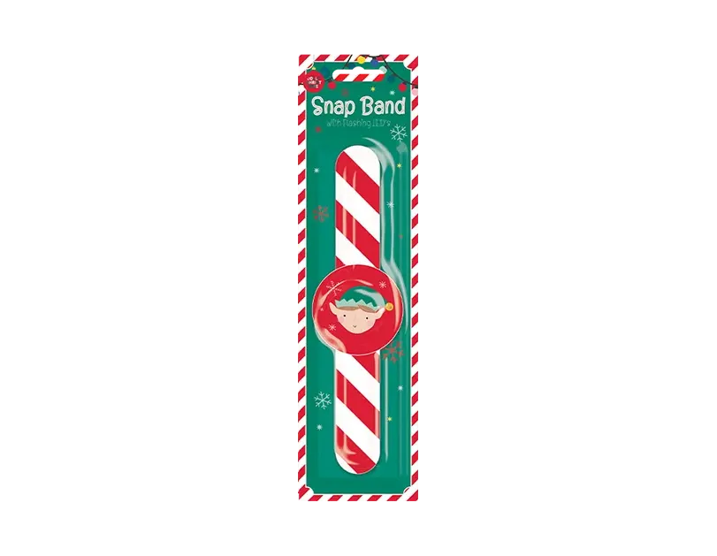 Christmas Flashing LED Snap Band