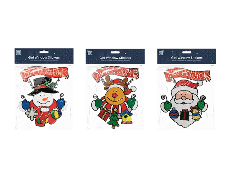 Xmas Figures Window Stickers