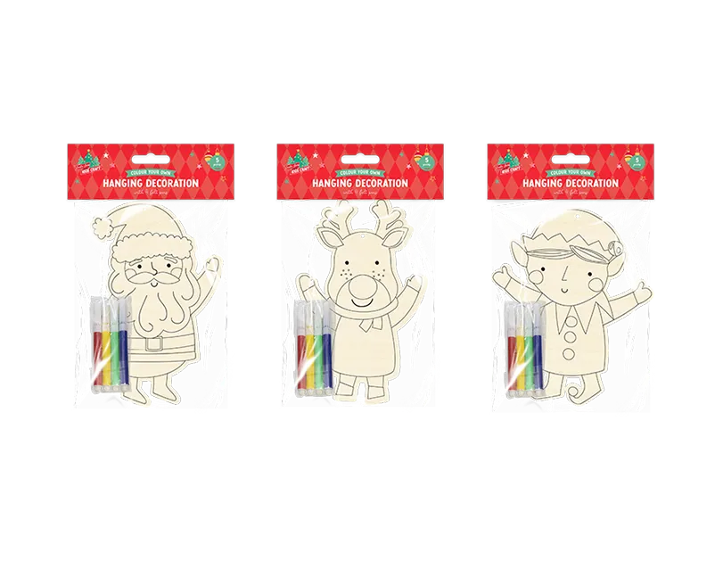 Colour Your Own Hanging Decoration