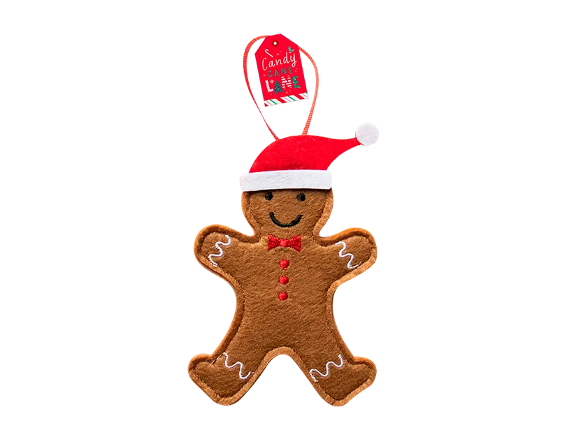 Felt Gingerbread Man Decoration