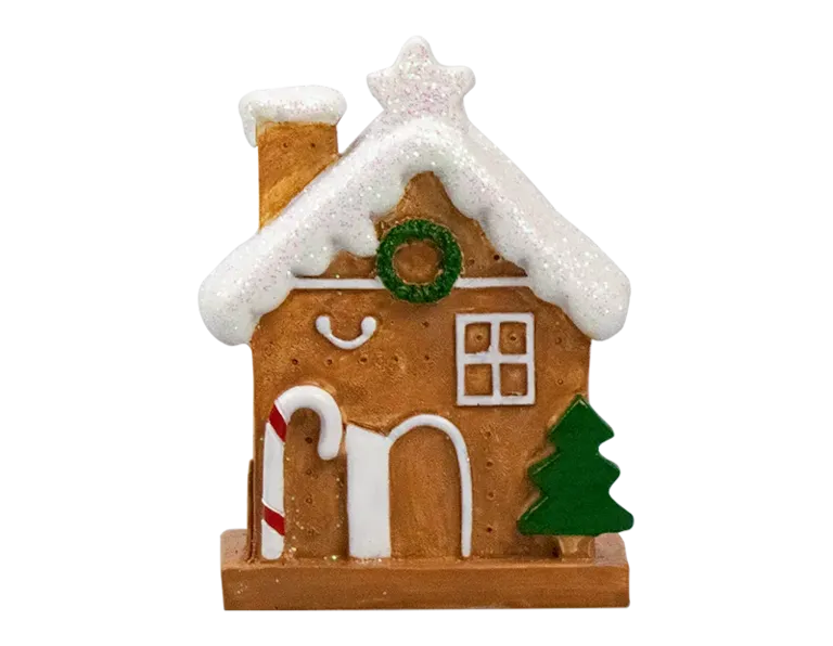 Glittery House Ornaments
