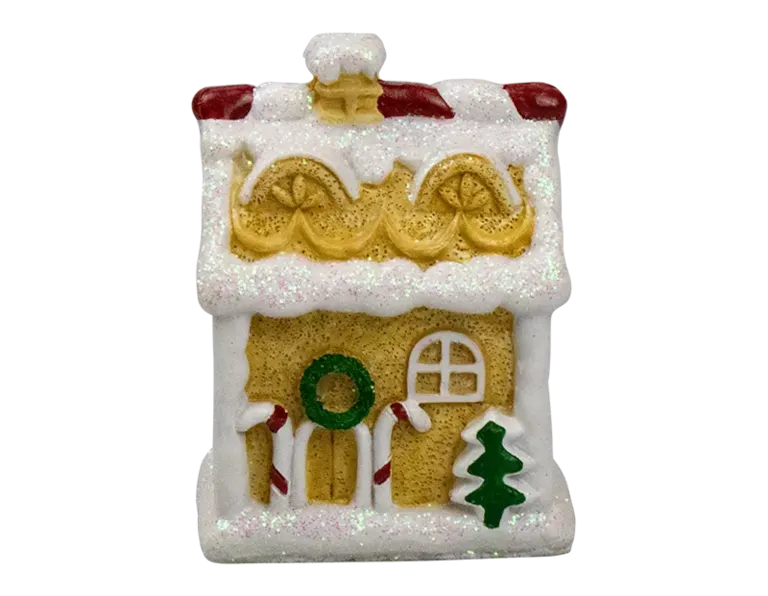Glittery House Ornaments