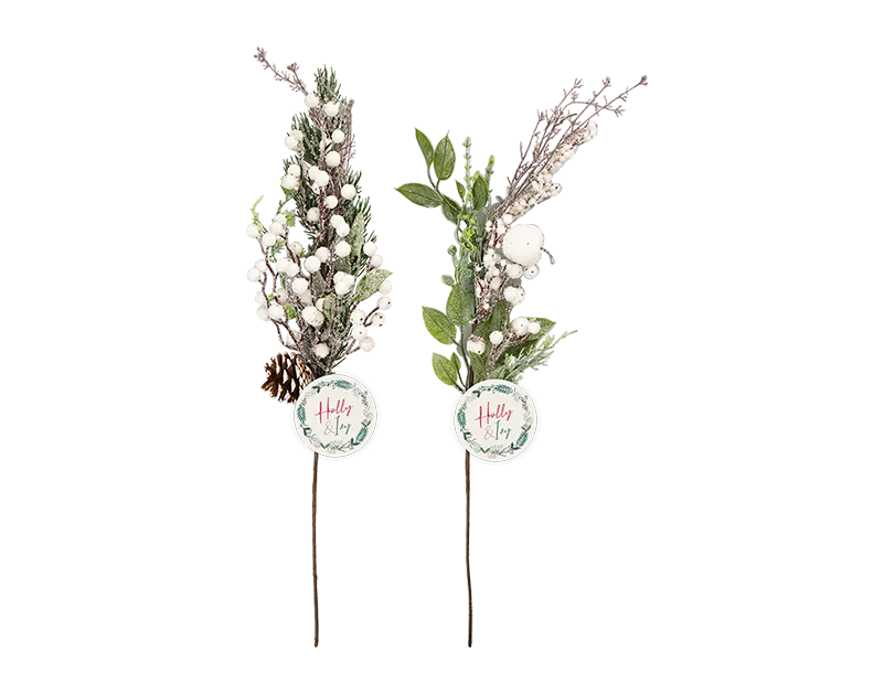 Artificial Decorative Glitter Branch