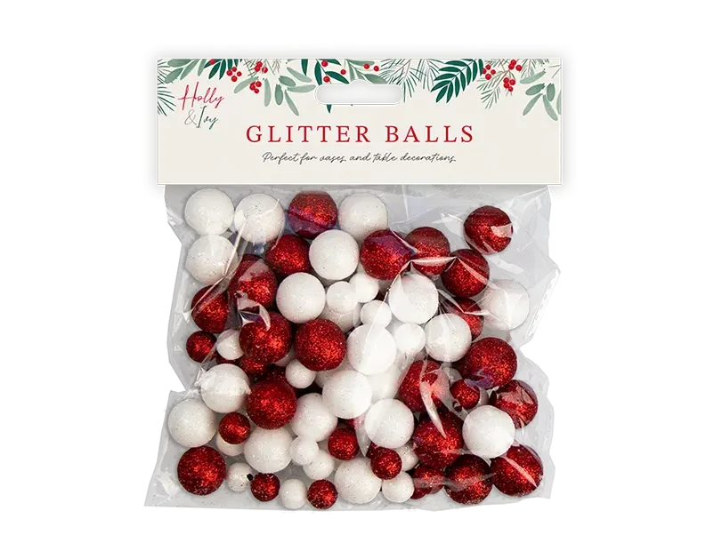 Glitter Balls Vase Fillers