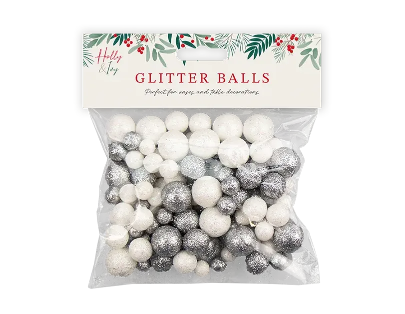 Glitter Balls Vase Fillers