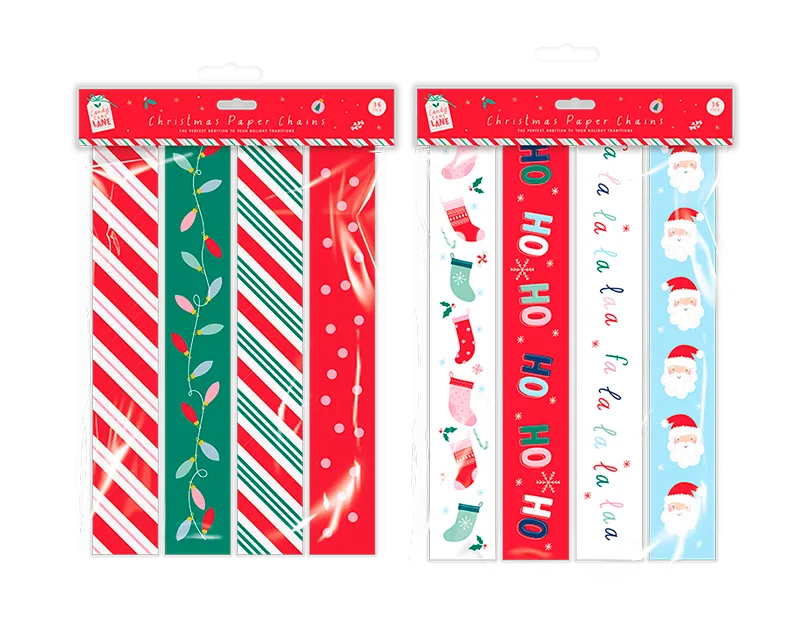Christmas Paper Chains 36pk